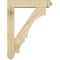 Ekena Millwork Balboa Arts and Crafts Rough Sawn Bracket w/ Offset Brace, Douglas Fir, 6"W x 26"D x 34"H BKT0604X26X34BOA03RDF - alternate 3